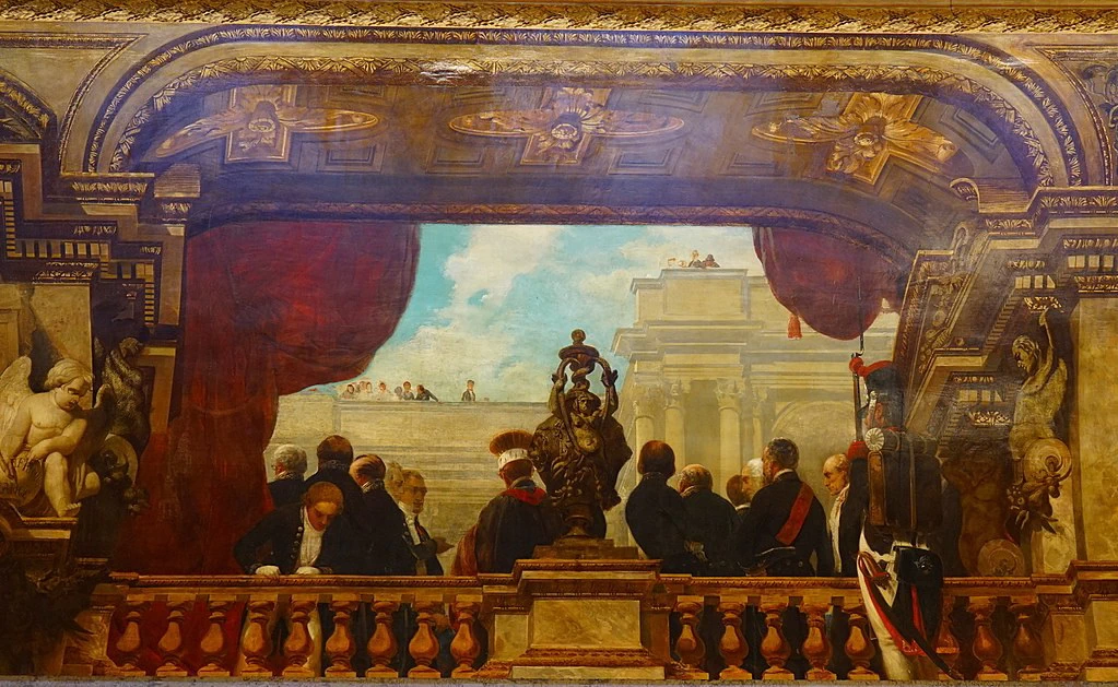  34-Decorazione nella Salle des Pas Perdus del Palazzo Bourbon-3 